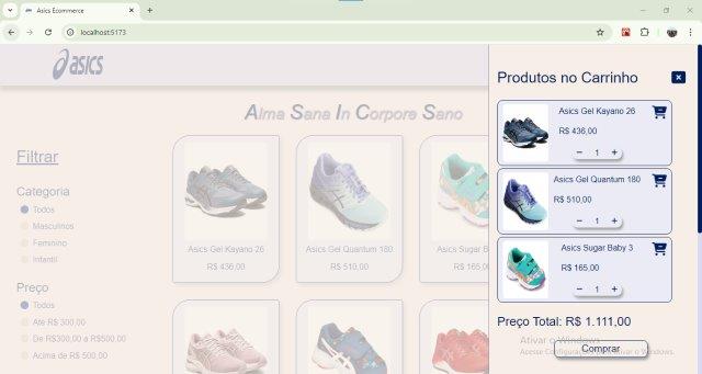 Cart page. Project-2
