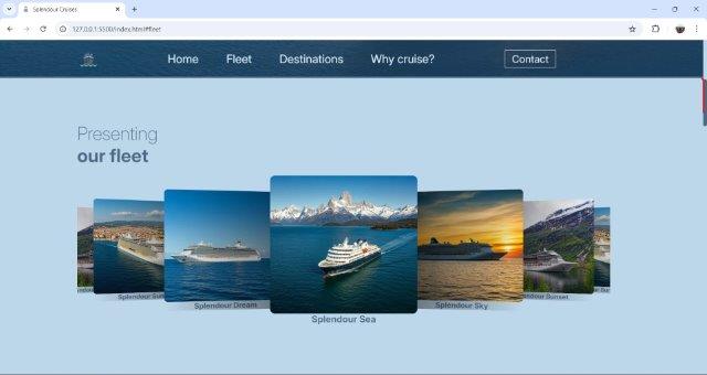 Our Fleet Page
