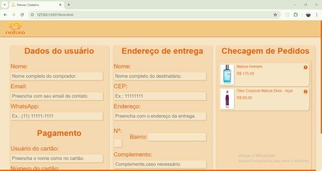 Checkout page. Project-4